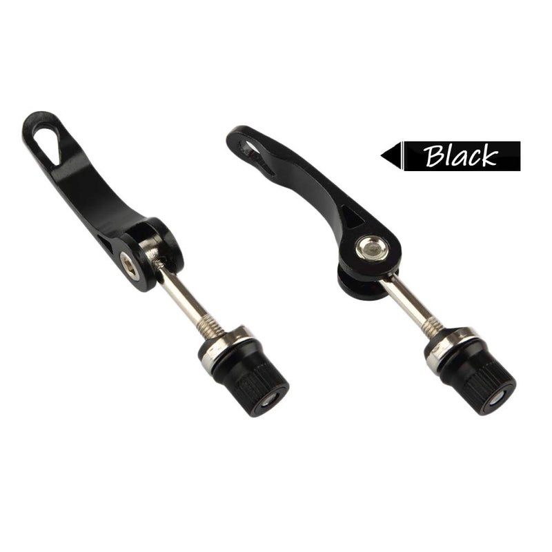 Lohas Select Bike Alloy Seat Post Quick Release Pin Bike Seat Clamp Quick Release Seatpost Quick Release (Black) - Image 2